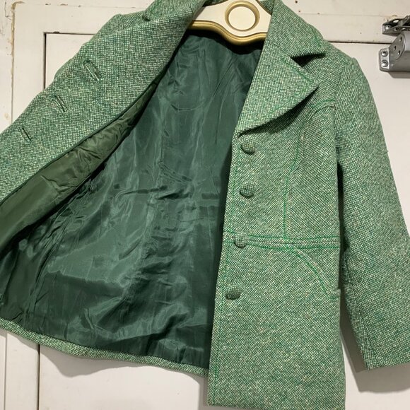 VINTAGE WOMEN'S TAILORED TWEED JACKETS SIZE S/XS - Picture 5 of 11